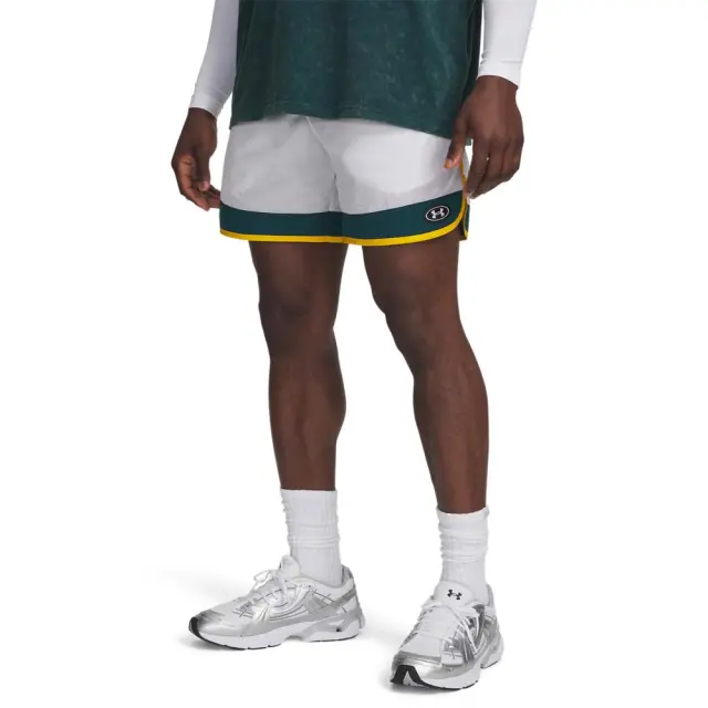 Under Armour Men's Icon Woven Track Shorts Άσπρο 6009350-100 (Under Armour)