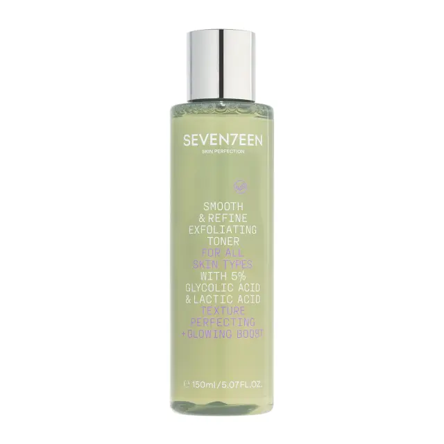Seventeen Smooth & Refine Exfoliating Toner Απολεπιστική Τονωτική Λοσιόν με 5% AHA για Όλους τους Τύπους Επιδερμίδας 150ml