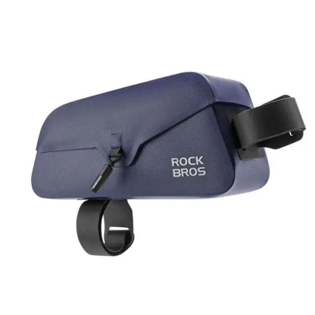 Rockbros Waterproof Bicycle Frame Bag with Magnetic Closure 0.9L Blue