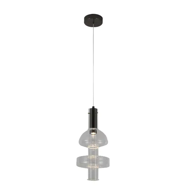 ΚΡΕΜΑΣΤΟ ΦΩΤΙΣΤΙΚΟ ACA HM25026BC ΧΡΥΣΟ ΔΙΑΦΑΝΕΣ COB 5W 3000K IP20 D20XH120CM / HM25026BC