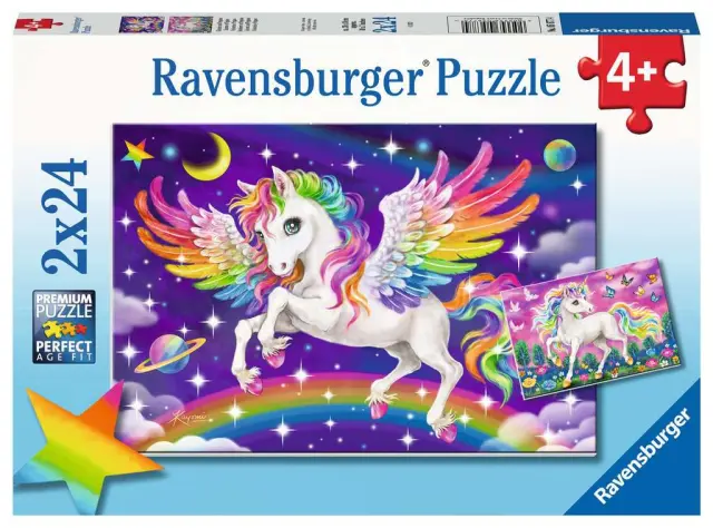 Ravensburger - Unicorn And Pegasus 2x24p - 10105677 - Toys