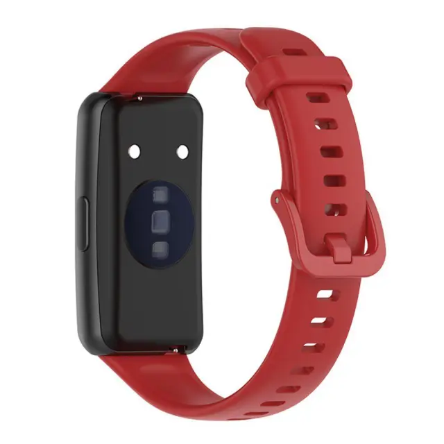 Ανταλλακτικό Λουράκι Σιλικόνης για Huawei Band 7- Red OEM 3