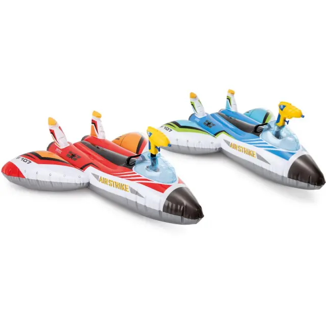 Intex 57536np Plane Ride-Ons Φουσκωτό Στρώμα Με Νεροπίστολό