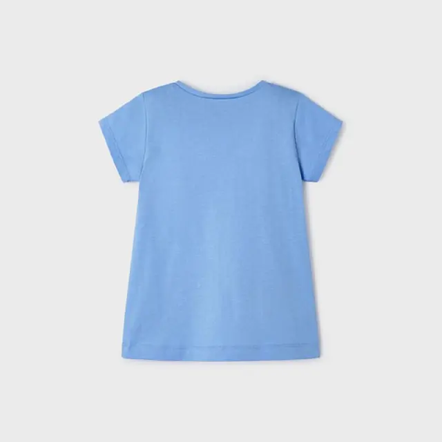 Mini 2 έως 10 ετών Μπλούζα σταμπωτή Better Cotton μπλε - 7Ε 3