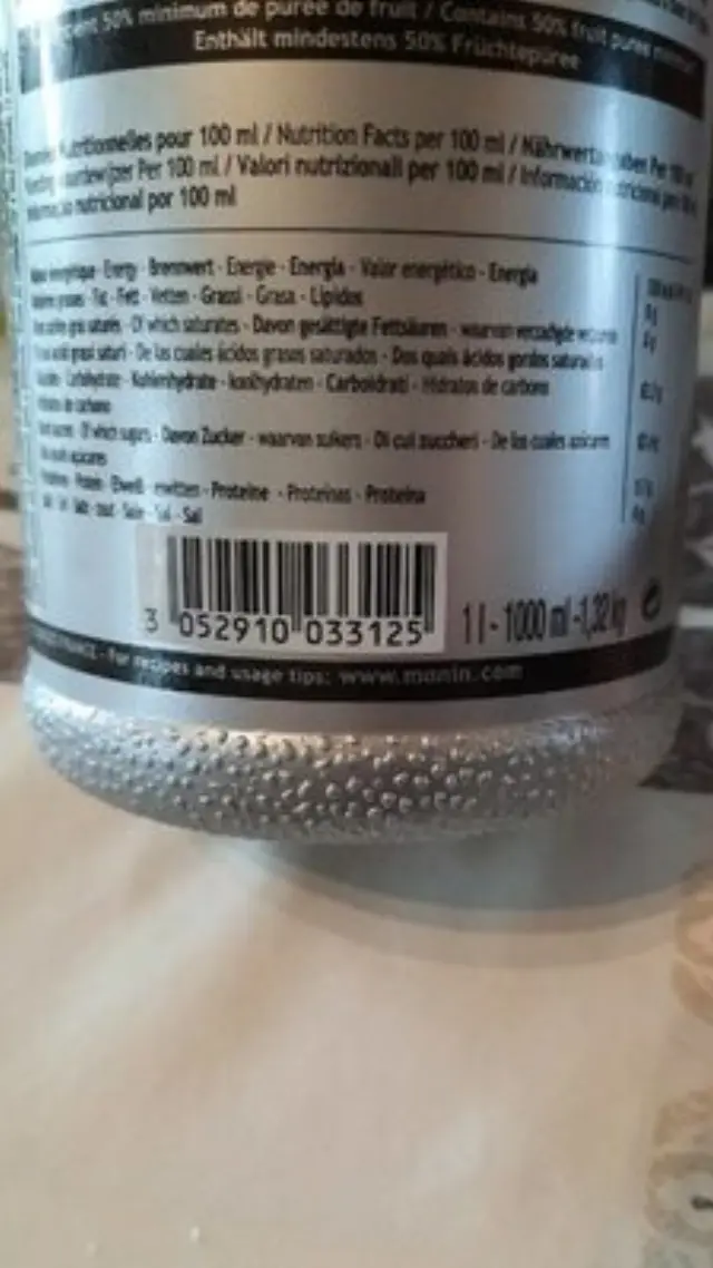 MONIN ΠΟΥΡΕΣ STRAWBERRY 1L 2