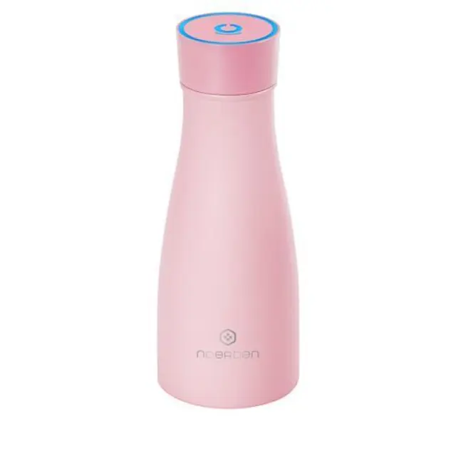 Smart Μπουκάλι-Θερμός UV Noerden LIZ Ανοξείδωτο 350ml Ροζ N61140