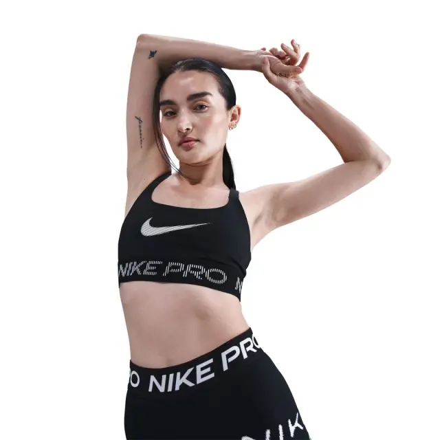 Nike Pro Light Support Bra (IF3973-010) - Μαύρο