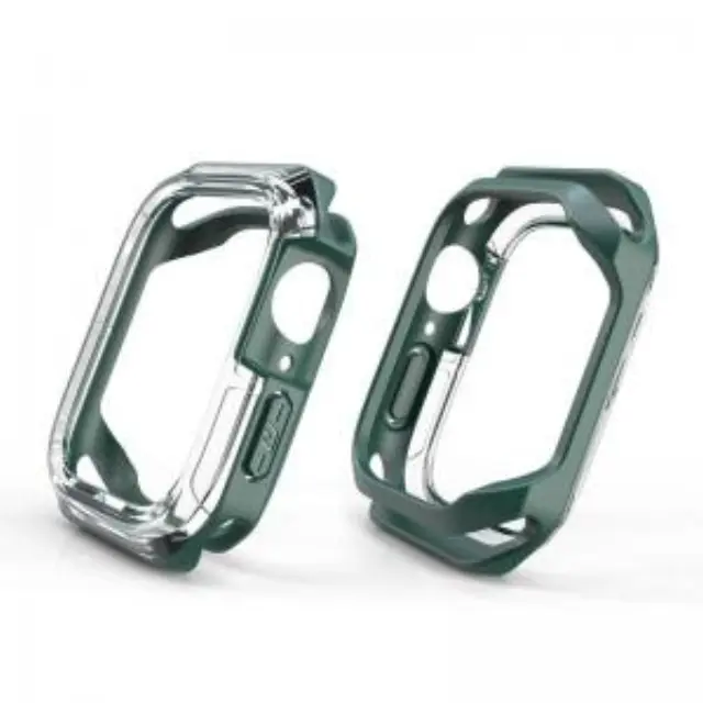Θήκη TPU & PC Devia Apple Watch 7/ 8/ 9 41mm Shock Proof Sport Πράσινο N62131 3