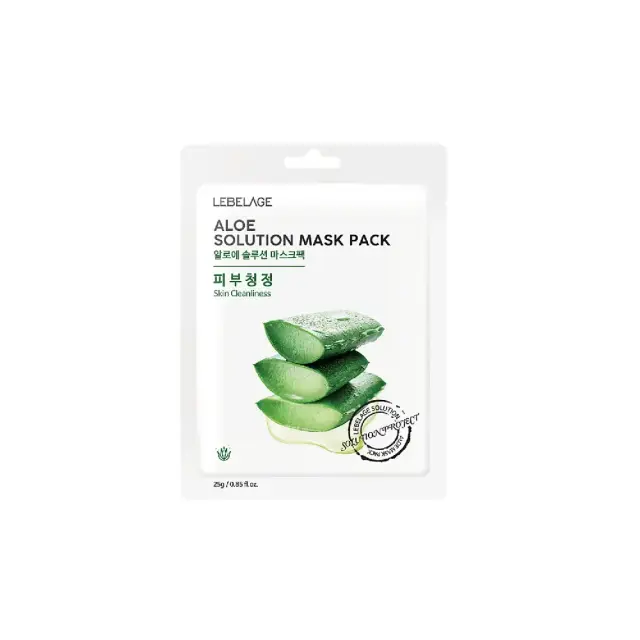 Lebelage Aloe Solution Mask Pack Ενυδατική Κρέμα Προσώπου, 1τμχ