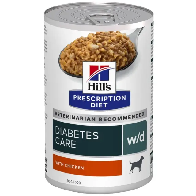 Hill s Prescription Diet Diabetes w/d Κλινική Κονσέρβα Σκύλου με Κοτόπουλο & Αυγό 370gr