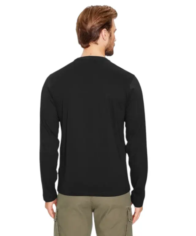 Napapijri - Ανδρική Μακρυμάνικη Μπλούζα Salis Jersey Long Sleeve NP0A4HN7-041 Μαύρο - S 2