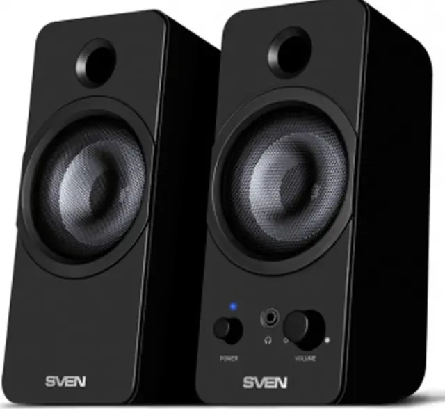 Sven 430 Ηχεία Υπολογιστή 2.0 με Ισχύ 6W σε Μαύρο Χρώμα
