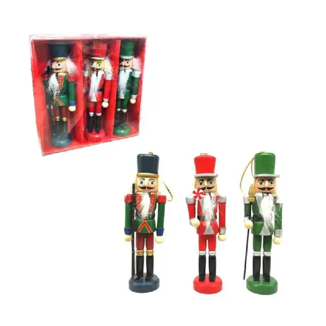 Ξύλινα χριστουγεννιάτικα στρατιωτάκια - Christmas soldier deco 590011