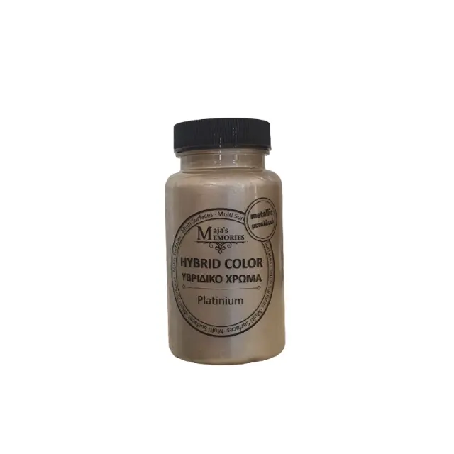 Υβριδικό Μεταλλικό χρώμα Maja's Memories,120ml, Platinium