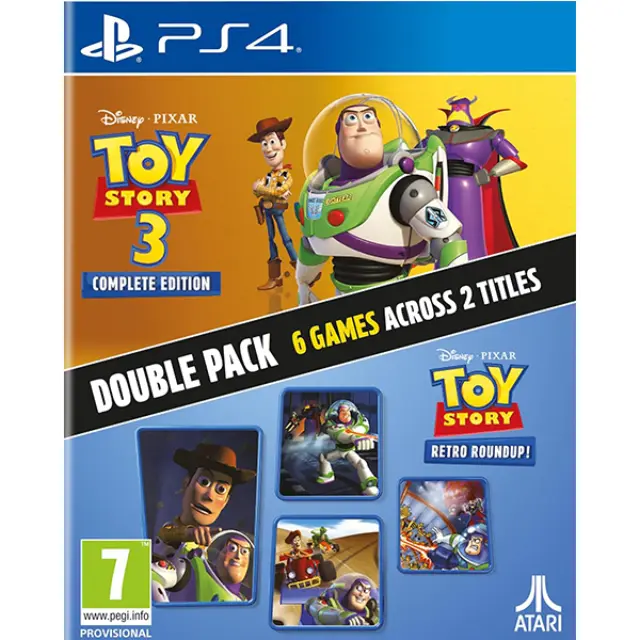 Toy Story: Retro Roundup! + Toy Story 3 Complete Edition Double Pack PS4 NEW