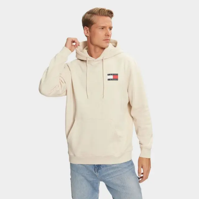 Tommy Hilfiger - Ανδρικό Φούτερ Essential Regular Fit DM0DM20738-YBH Μπεζ - 2XL
