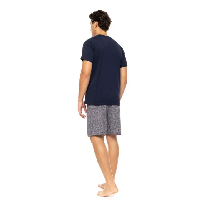 Ανδρική Πυτζάμα 3 τεμαχίων S-M565 Midnight Blue Yacht Blue Ulisse 3