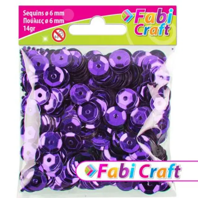 Πούλιες Fabi 6mm 14gr Μωβ