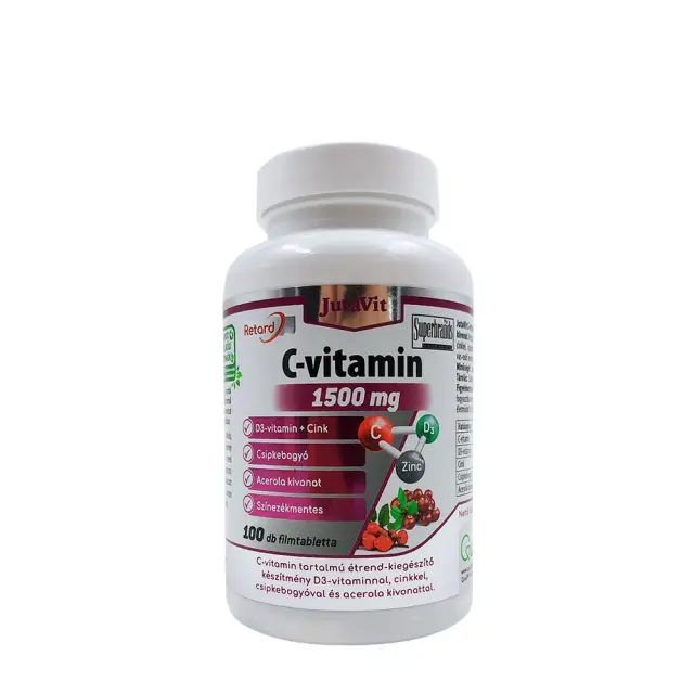 JutaVit Vitamin C 1500 mg + Acerola + D3 + Zinc