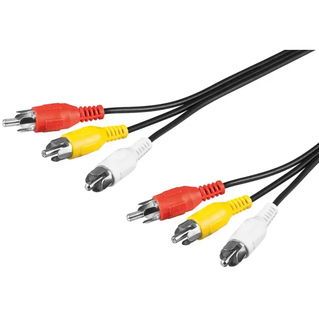 Καλώδιο 3RCA σε 3RCA 5m 02.006.0004