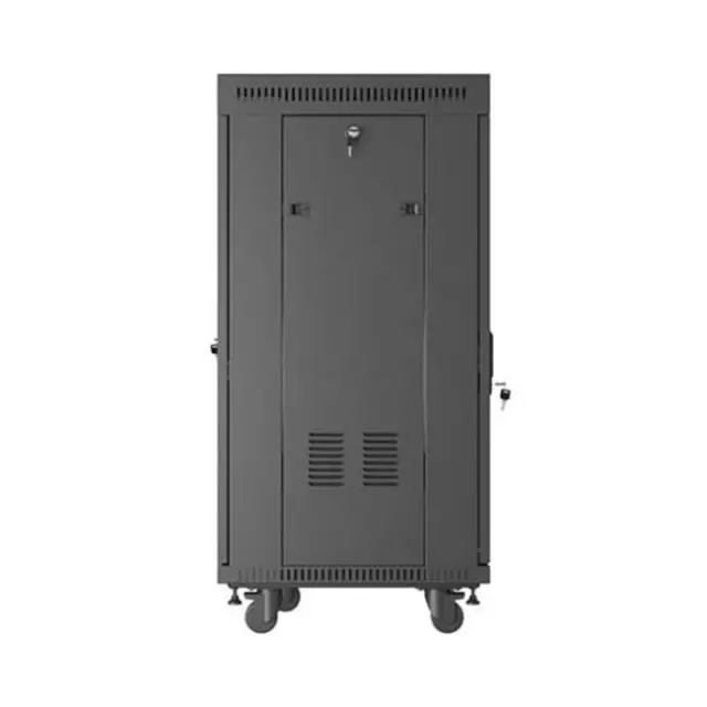 Lanberg Καμπίνα Rack 19" 22U 600x600 Black LCD V2 (FF01-6622-12BL) 3