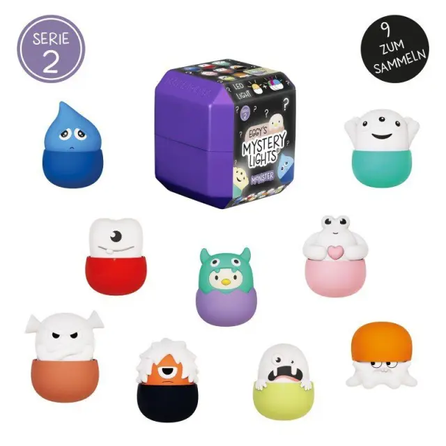 Mystery Box - EGGY'S Mystery Lights - Μίνι Φώτα για Συλλογή - Τέρατα Σειράς 2
