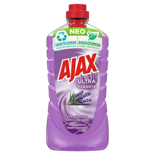 Γενικό Καθαριστικό AJAX Λεβάντα 1lt