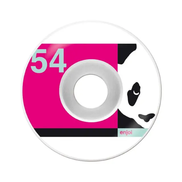 Enjoi Pink Wheels Box Panda - Λευκά/Ροζ ροδάκια 54mm