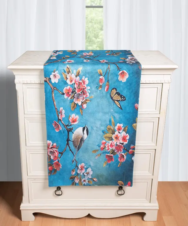 Τραβέρσα με στάμπα (45cm x 170cm) ks031 - -