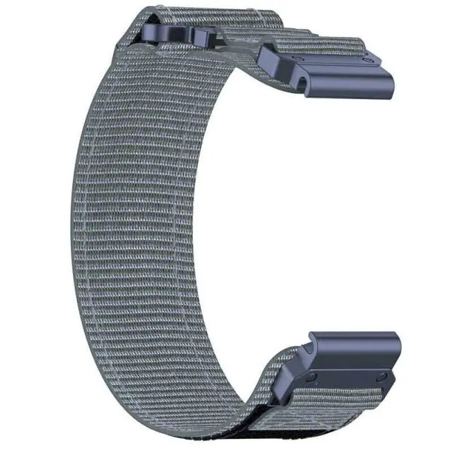 Techsuit - Watchband QuickFit 26mm (W057) - Garmin Fenix 5X/5X Plus/6X/6X Pro/7X/8/8 Pro/9/9 Pro (51mm) - Gray