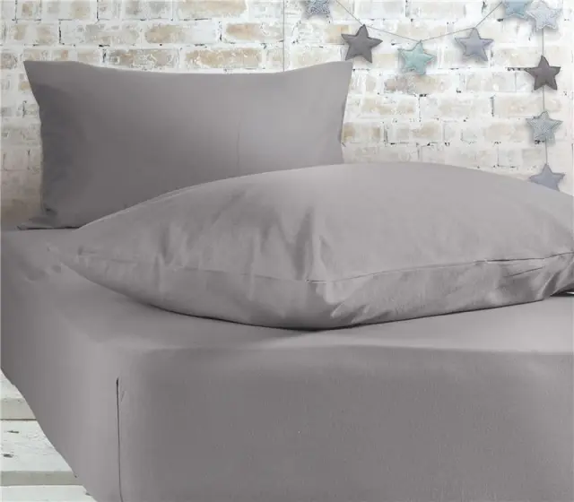 Nef-Nef Homeware Κατωσέντονο Μακό Υπέρδιπλο Με Λάστιχο Jersey Χωρίς Μαξιλαροθήκες 160x200+30 Light Gray