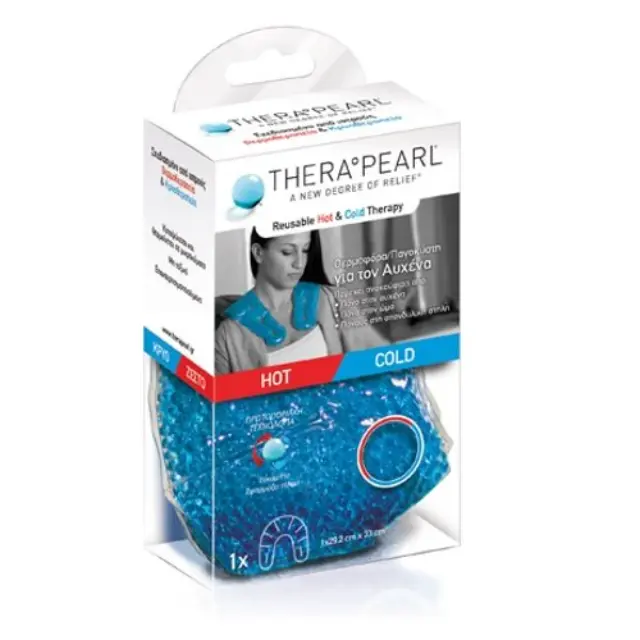 Thera Pearl Hot & Cold Therapy Θερμοφόρα & Παγοκύστη για τον Αυχένα 1τεμ (Κρυοθεραπεία & Θερμοθεραπεία για τον Αυχένα)