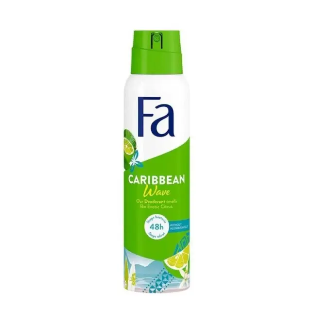 Fa Caribbean Lemon Deodorant Spray 150ml