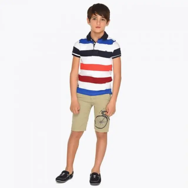 Junior 10 έως 18 ετών Βερμούδα μεταξοτυπία πάπυρος - 12Ε 2