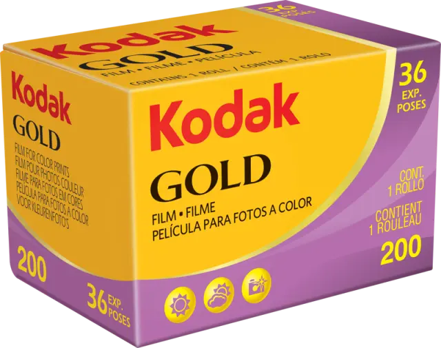 Kodak - 135 Gold 200 Boxed 36x1 - Film - Electronics