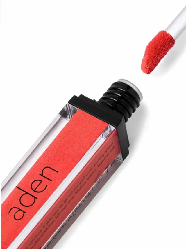 ADEN SATIN EFFECT LIPSTICK 06 VIVID ORANGE 7ML 3