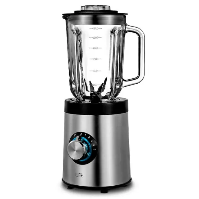 Μπλέντερ με γυάλινη κανάτα 1.5L, 800W.