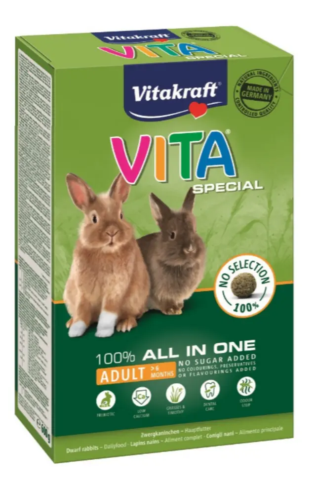 Vitakraft - Vita Special Adult Rabbit 600gr - (25314) - Pet Supplies