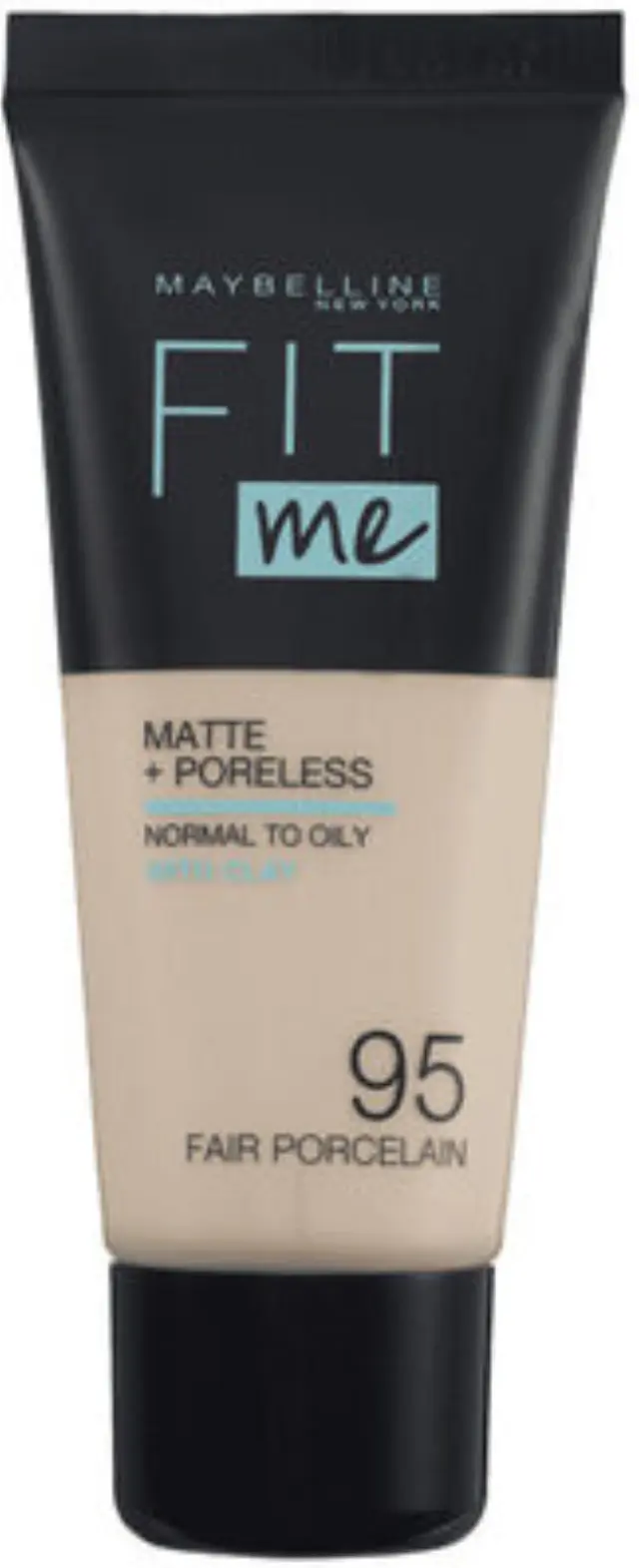 Maybelline New York, Fit Me Matte & Poreless Liquid Foundation Νo 095 ,Normal to Oily, Υγρό Make Up Με Ματ Αποτέλεσμα, Κανονικό Πρός Λιπαρό Δέρμα, 30ml