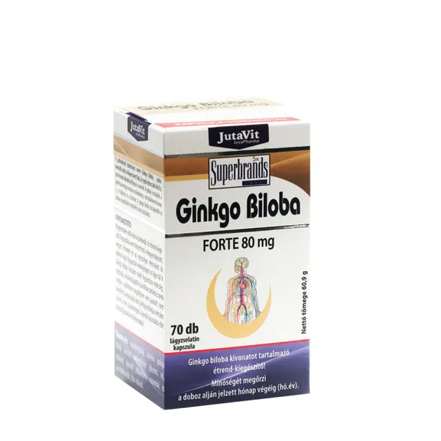 JutaVit Ginkgo Biloba Forte 80 mg softgel