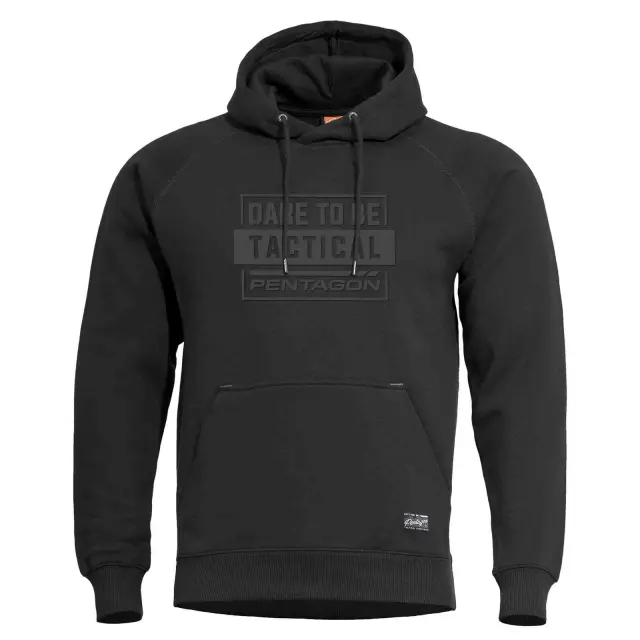 Pentagon Phaeton Hood Sweater DT-Μπλούζα Φούτερ για Καθημερινή Χρήση DT - 01-Black-Μαύρο