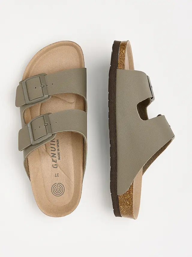 Genuins Πέδιλα Unisex PETA vegan Γκρί GEN/HAWAII VEGAN STONE 3