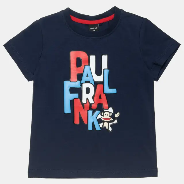 Σετ Paul Frank μπλούζα με ανάγλυφα γράμματα και βερμούδα 3