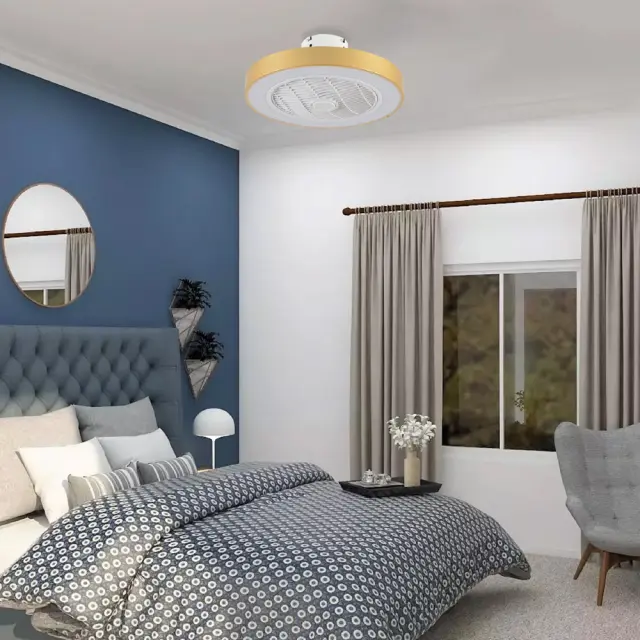 it-Lighting Chilko Ανεμιστήρας Οροφής LED με App Control & 3CCT | Χρυσό (101000360) 3