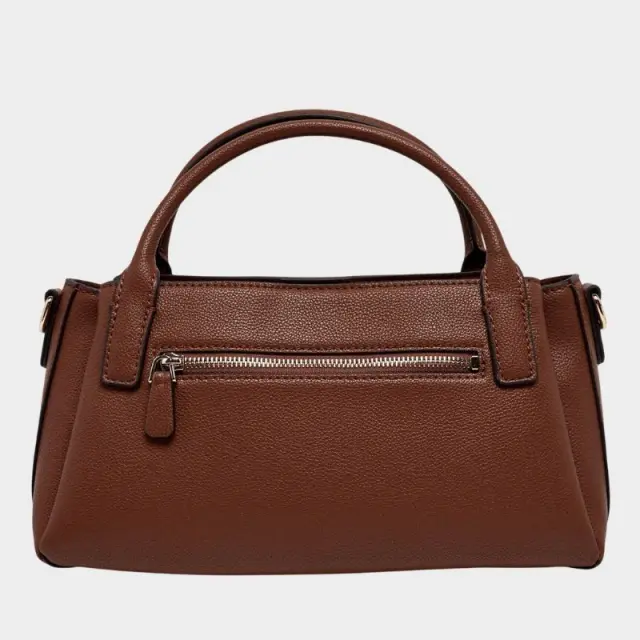 Guess - Γυναικεία Τσάντα Camelia 3-Compartment Satchel HWBG9742060-COQ Καφέ 2
