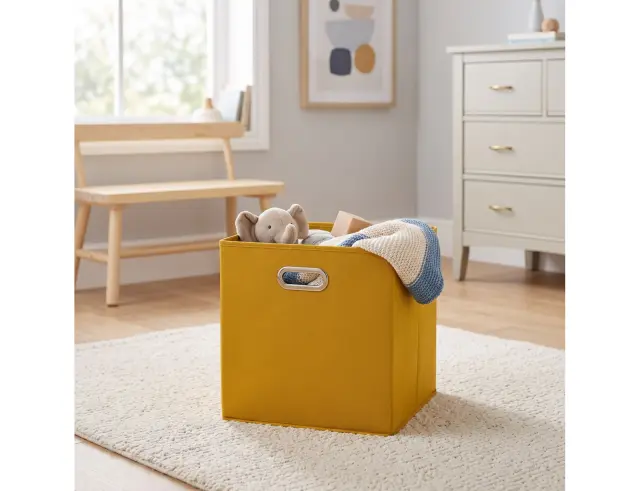 Κουτί Τακτοποίησης 5Five με διαστάσεις 31x31x31cm - Mustard yellow 138885Q