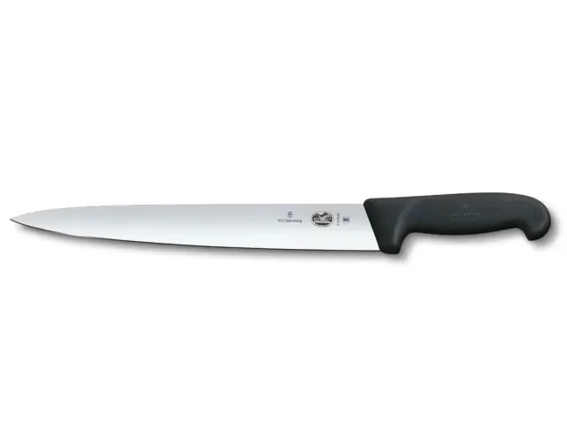 Μαχαίρι τεμαχισμού Victorinox Fibrox με φαρδιά λάμα και μήκος λεπίδας 30cm - Black5.4503.30 2