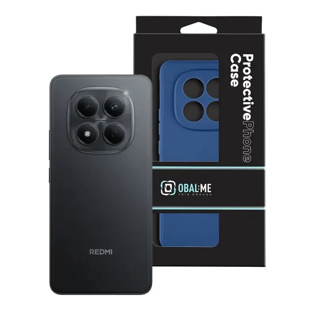 OBAL:ME Matte TPU Cover for Xiaomi Redmi Note 15 Pro 4G Dark Blue 3