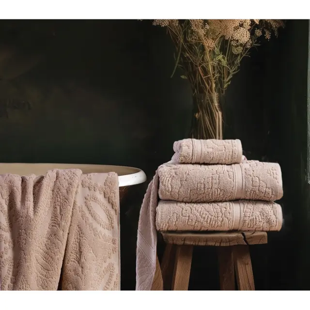 ΠΕΤΣΕΤΑ ΠΡΟΣΩΠΟΥ LOUIZA 50Χ90 NEF-NEF HOMEWARE BEIGE 2
