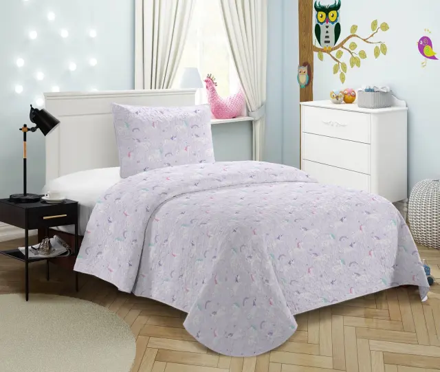 Σετ Κουβερλί 160Χ240 Μονό Microfiber Τυπωτό Viopros 5405